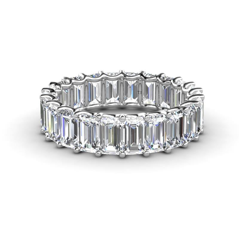 Victoria 5x3 mm Emerald Cut Lab Grown Diamond Eternity Band 