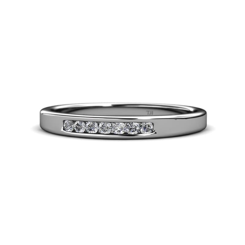 Kathiryn 2.00 mm Lab Grown Diamond 7 Stone Wedding Band 