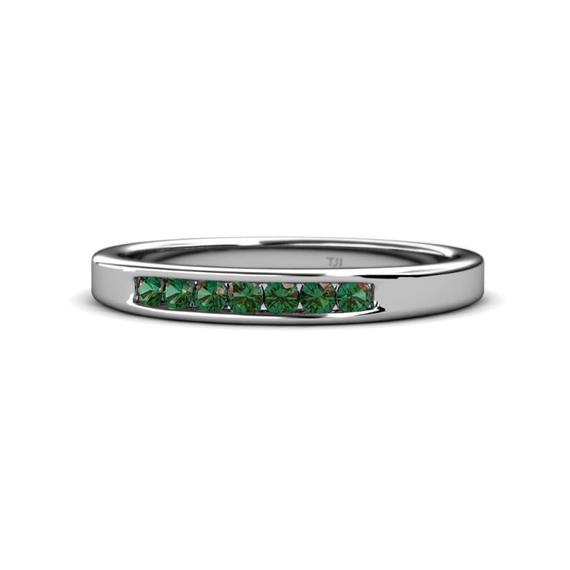 Kathiryn 2.40 mm Lab Created Alexandrite 7 Stone Wedding Band 