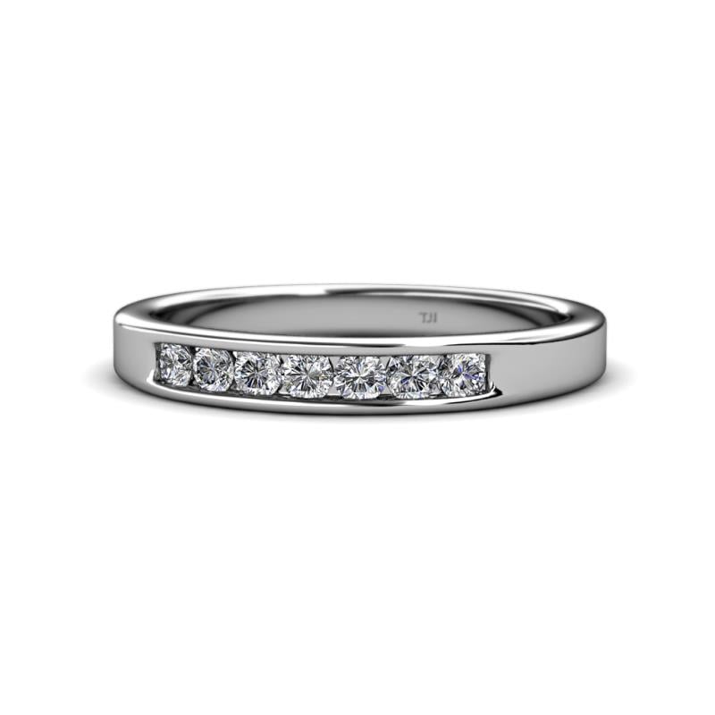 Kathiryn 2.70 mm Diamond 7 Stone Wedding Band 