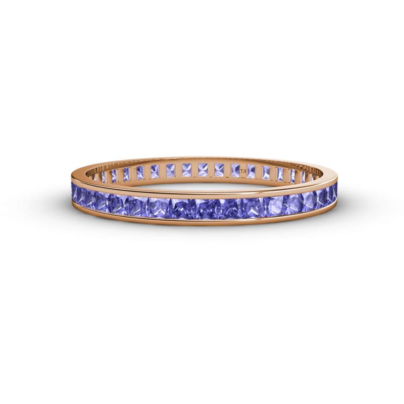 Rebica 2.00 mm Princess Cut Tanzanite Eternity Band 