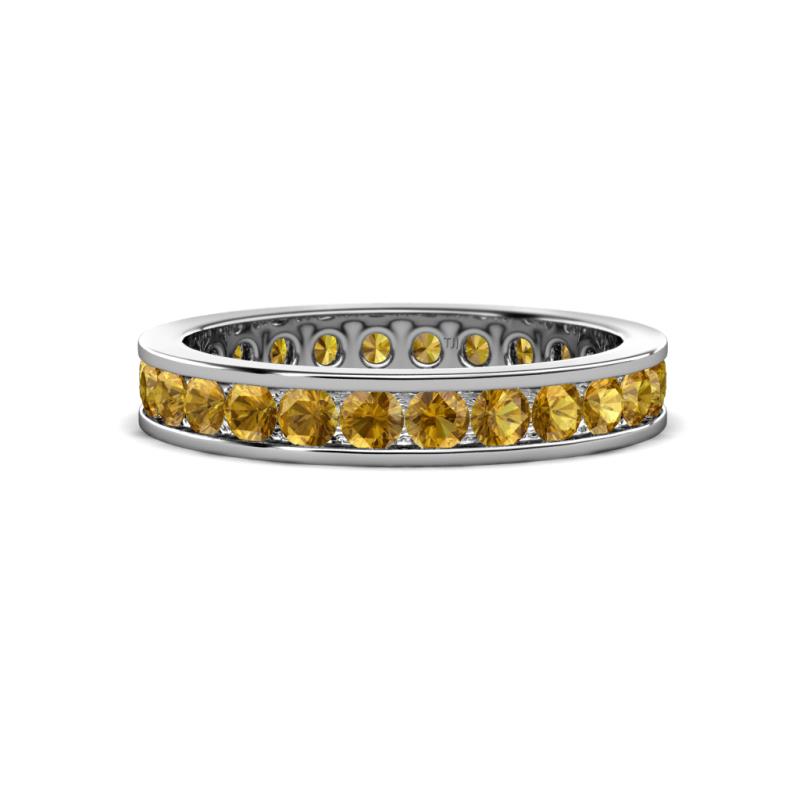 Celina 2.70 mm Round Citrine Eternity Band 