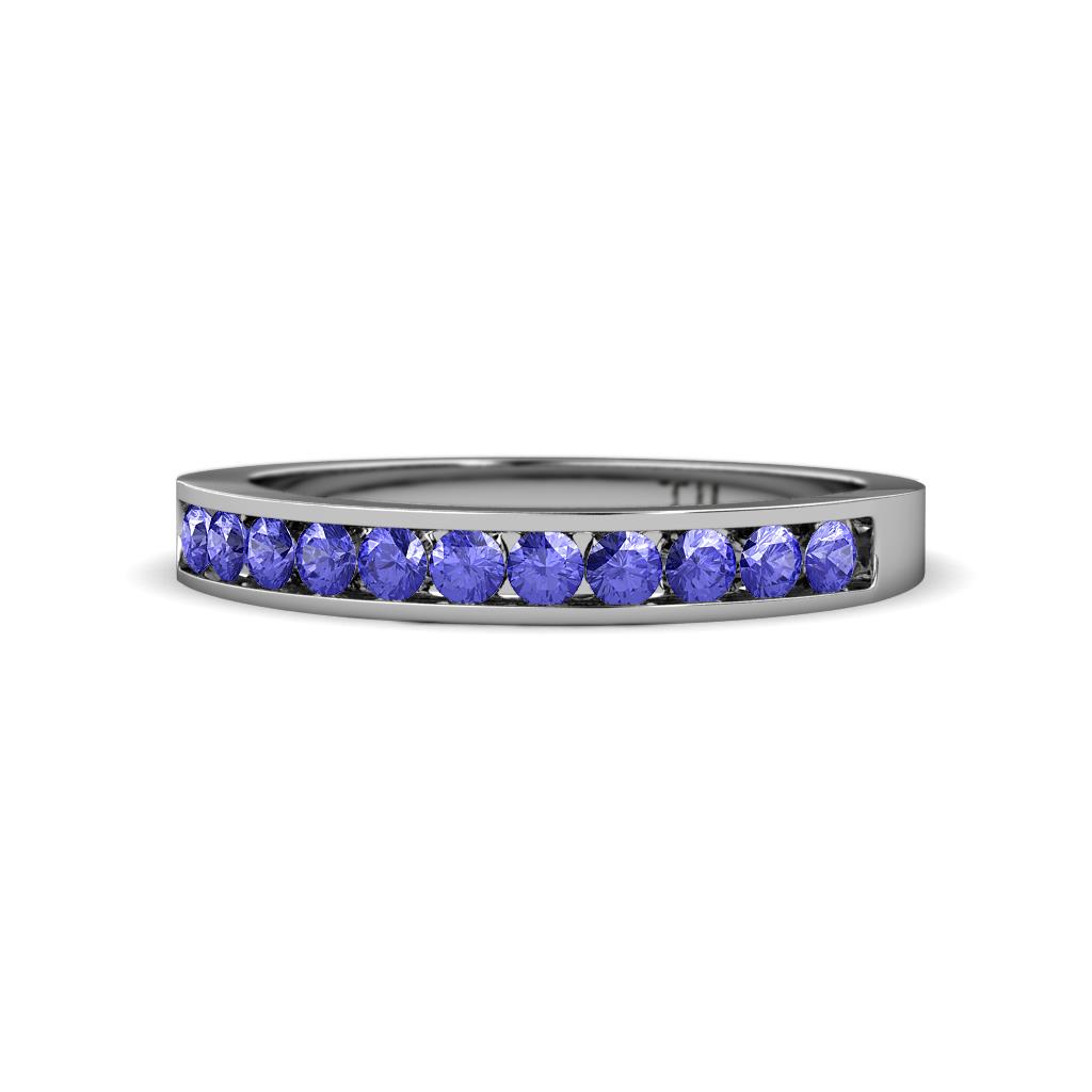 Kathiryn 2.00 mm Tanzanite 11 Stone Wedding Band 
