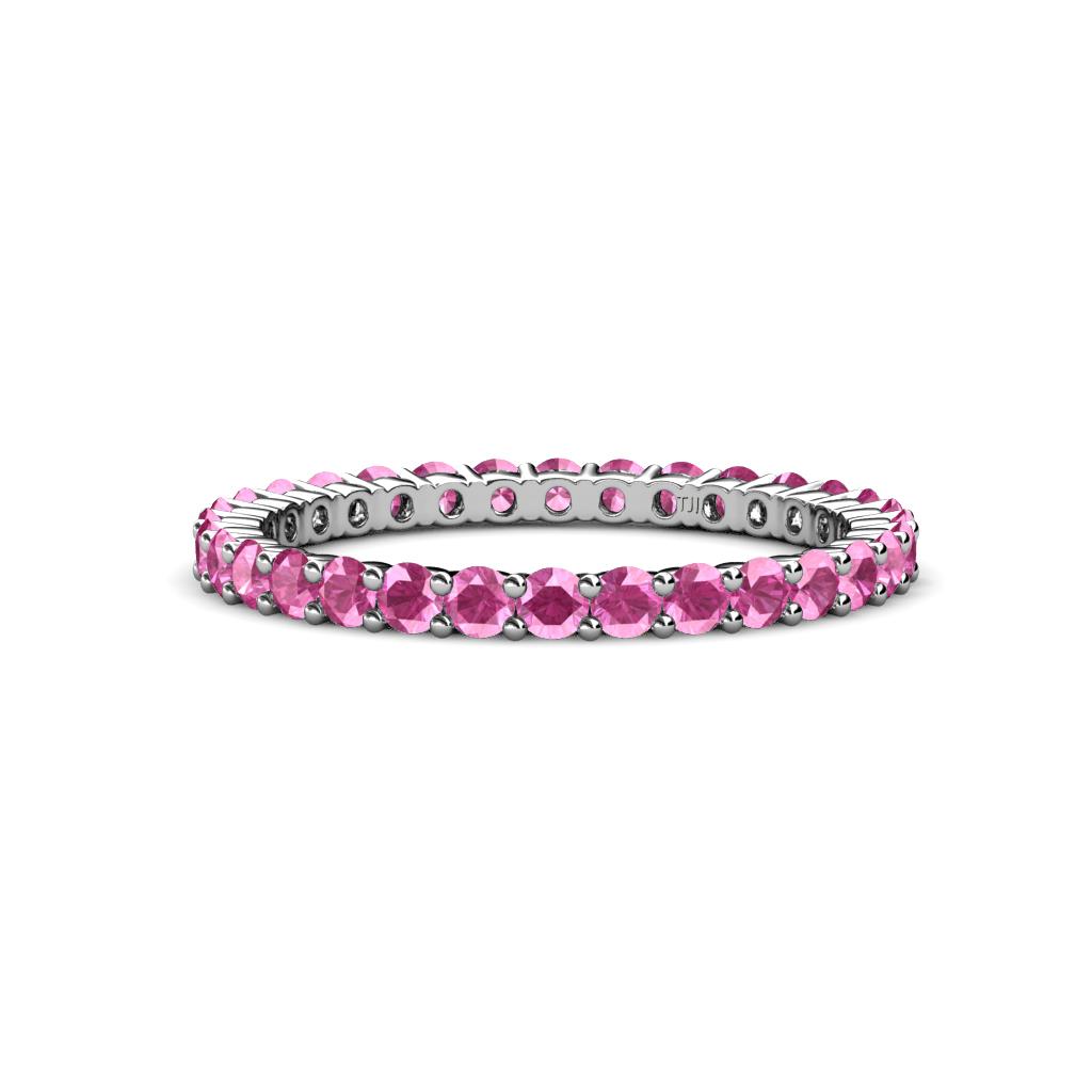Joyce 2.30 mm Pink Sapphire Eternity Band 