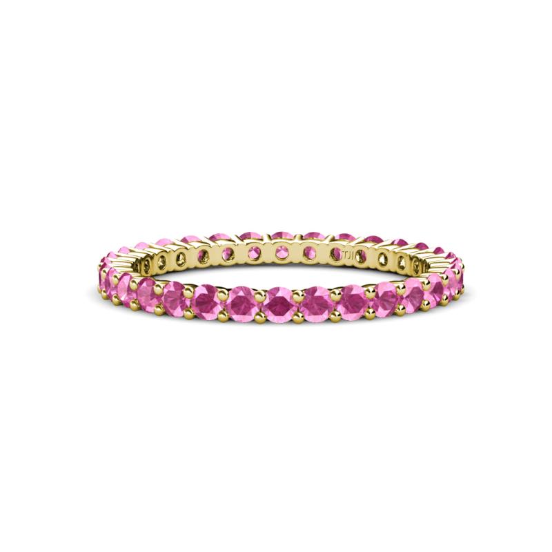 Joyce 2.30 mm Pink Sapphire Eternity Band 