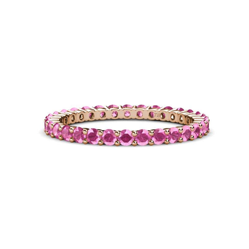 Joyce 2.30 mm Pink Sapphire Eternity Band 