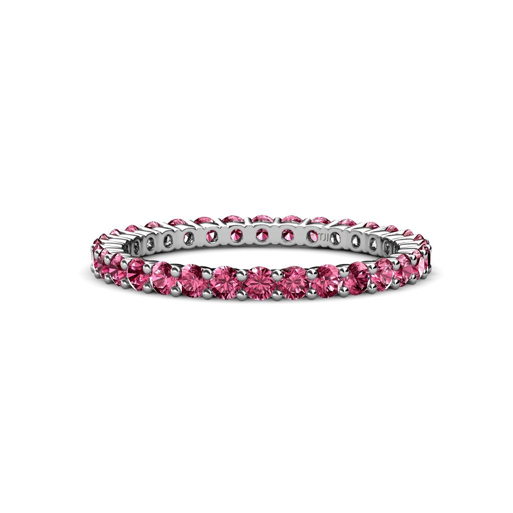 Joyce 2.30 mm Pink Tourmaline Eternity Band 