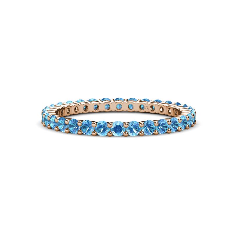 Joyce 2.30 mm Blue Topaz Eternity Band 