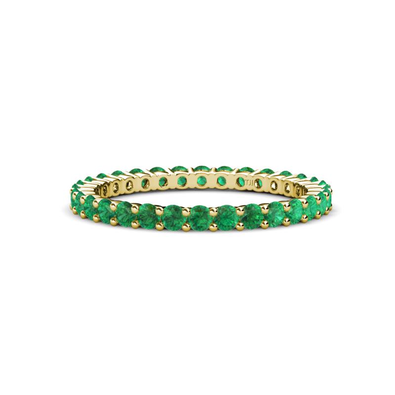 Joyce 2.30 mm Emerald Eternity Band 