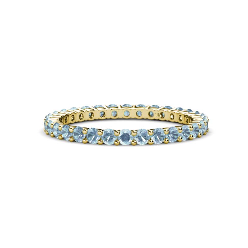 Joyce 2.30 mm Aquamarine Eternity Band 