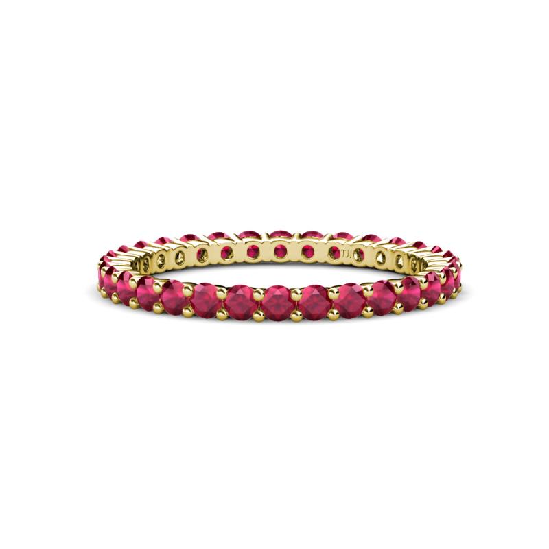 Joyce 2.30 mm Ruby Eternity Band 
