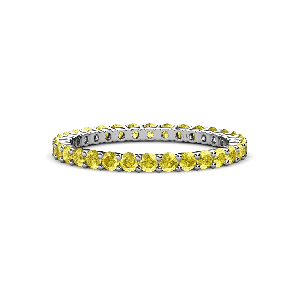 Joyce 2.30 mm Yellow Sapphire Eternity Band 