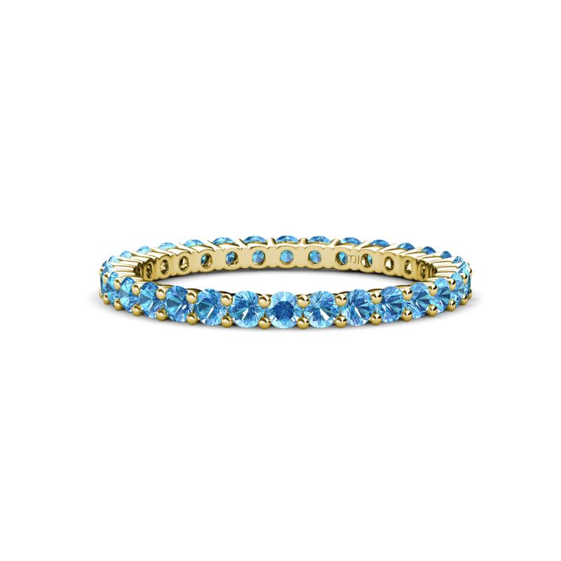 Joyce 2.30 mm Blue Topaz Eternity Band 