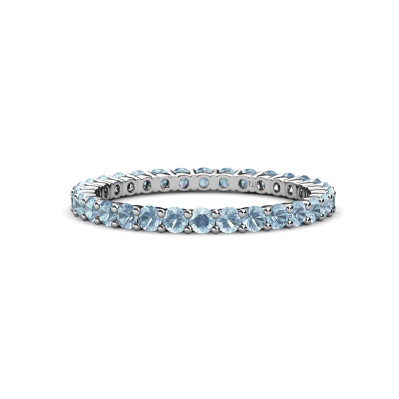 Joyce 2.30 mm Aquamarine Eternity Band 