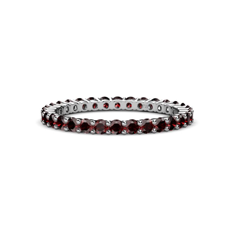 Joyce 2.30 mm Red Garnet Eternity Band 