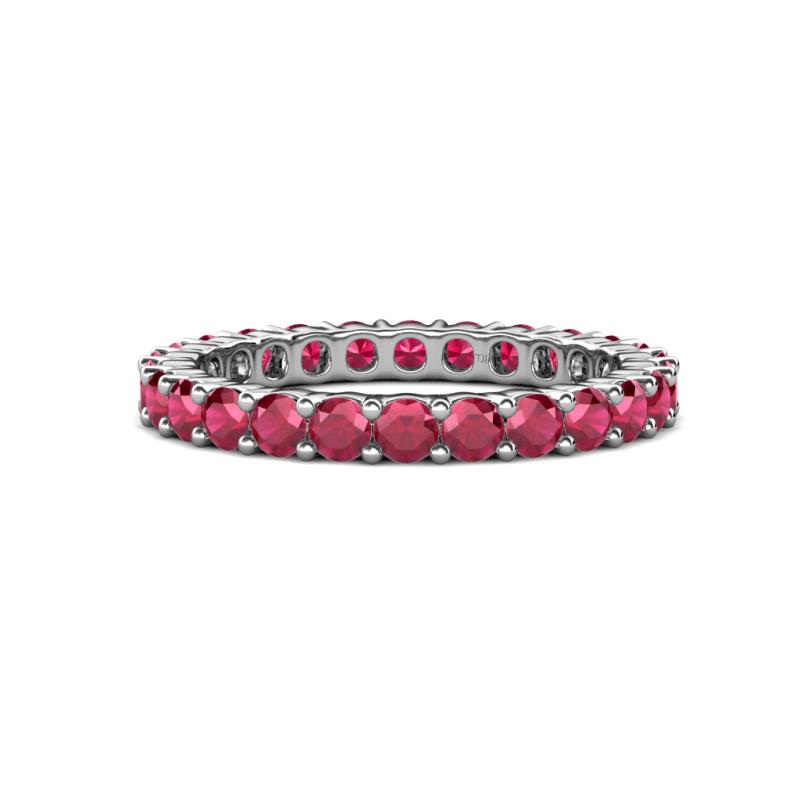 Joyce 3.00 mm Ruby Eternity Band 