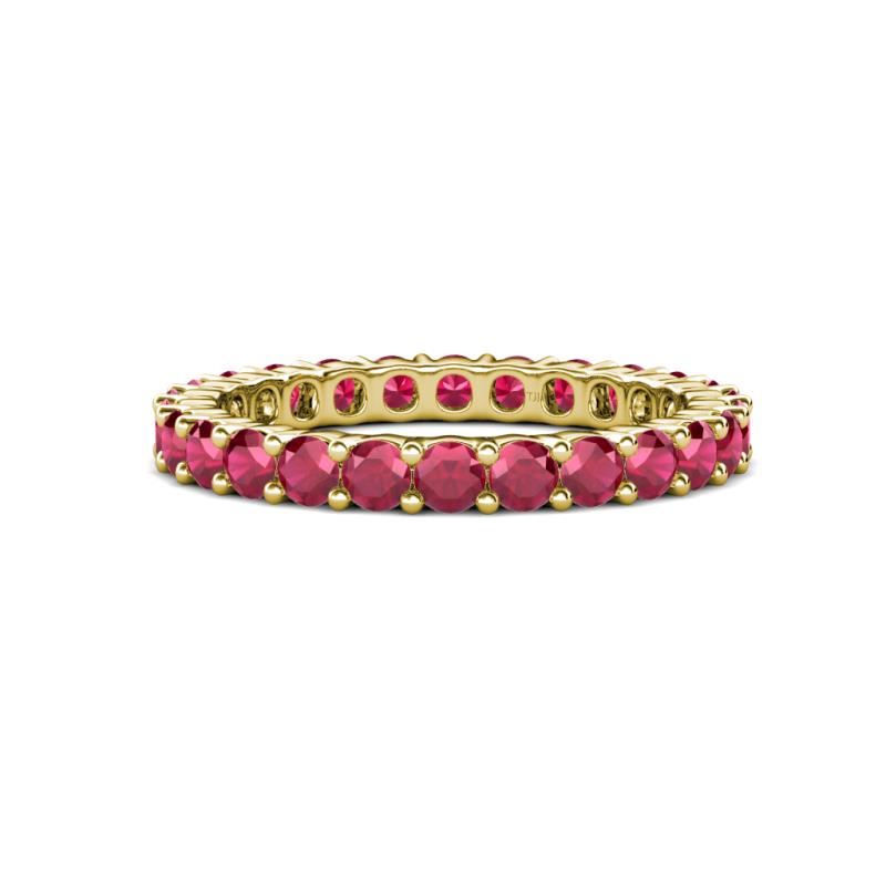 Joyce 3.00 mm Ruby Eternity Band 