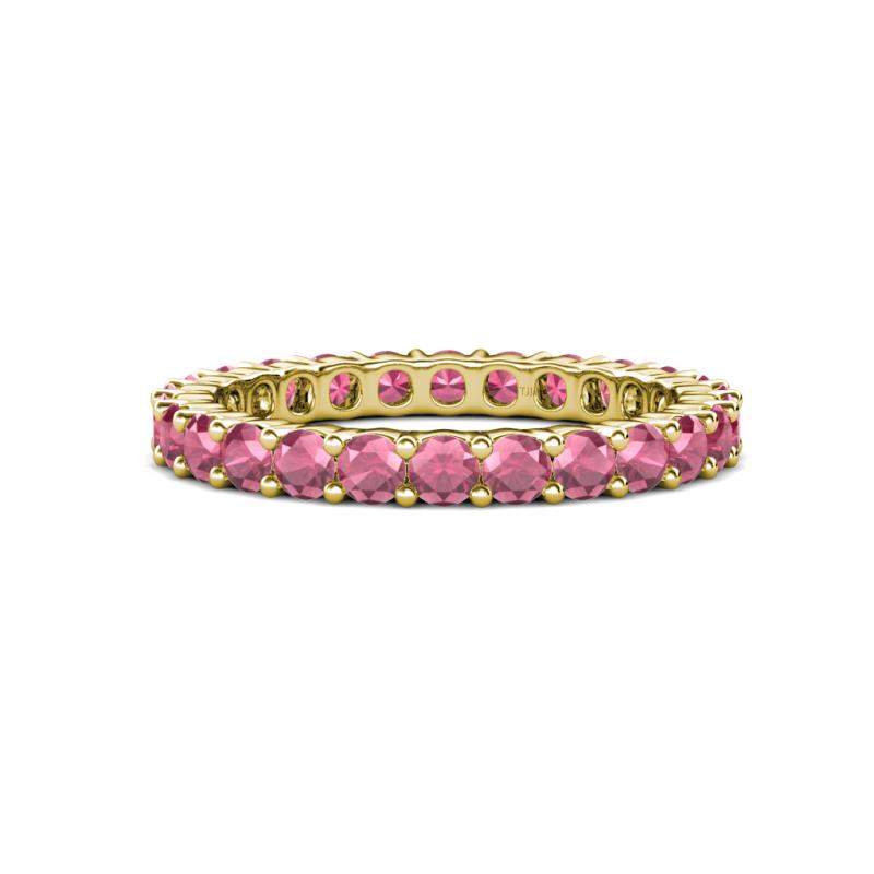 Joyce 3.00 mm Rhodolite Garnet Eternity Band 