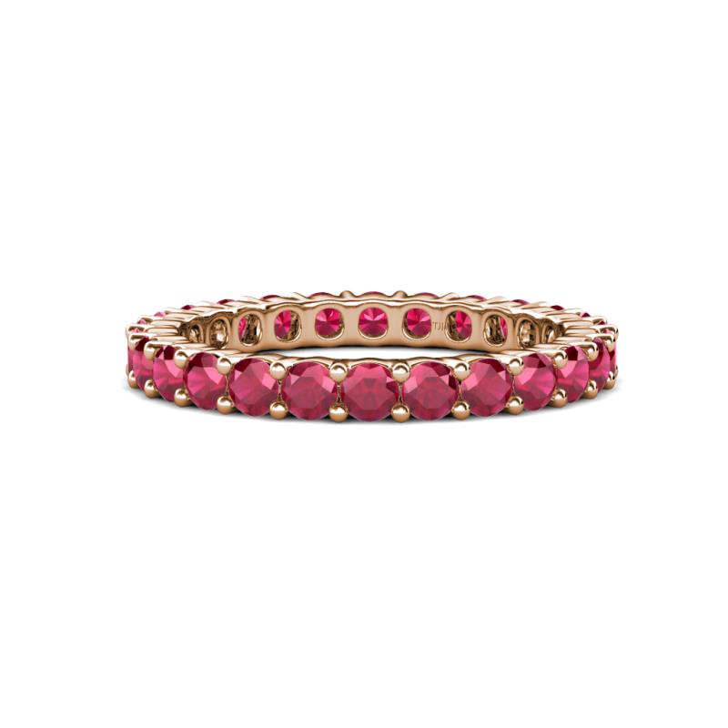 Joyce 3.00 mm Ruby Eternity Band 