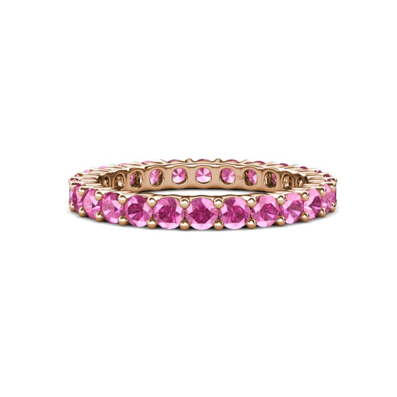 Joyce 3.00 mm Pink Sapphire Eternity Band 