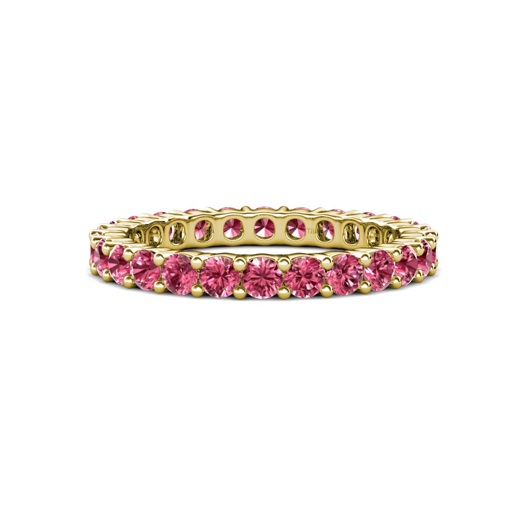 Joyce 3.00 mm Pink Tourmaline Eternity Band 