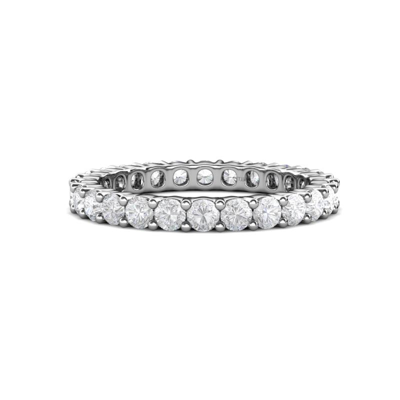 Joyce 3.00 mm White Sapphire Eternity Band 