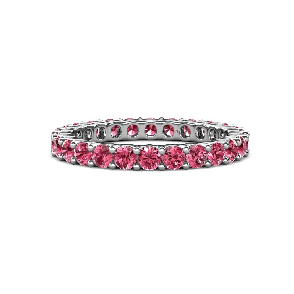 Joyce 3.00 mm Pink Tourmaline Eternity Band 