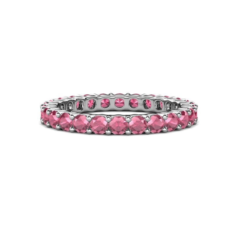 Joyce 3.00 mm Rhodolite Garnet Eternity Band 