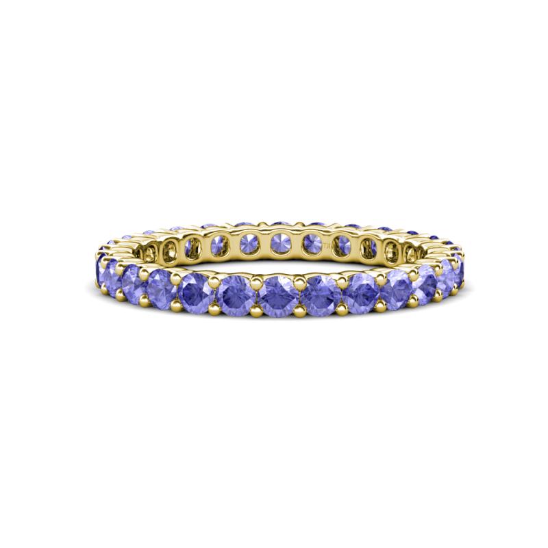 Joyce 2.70 mm Round Tanzanite Eternity Band 