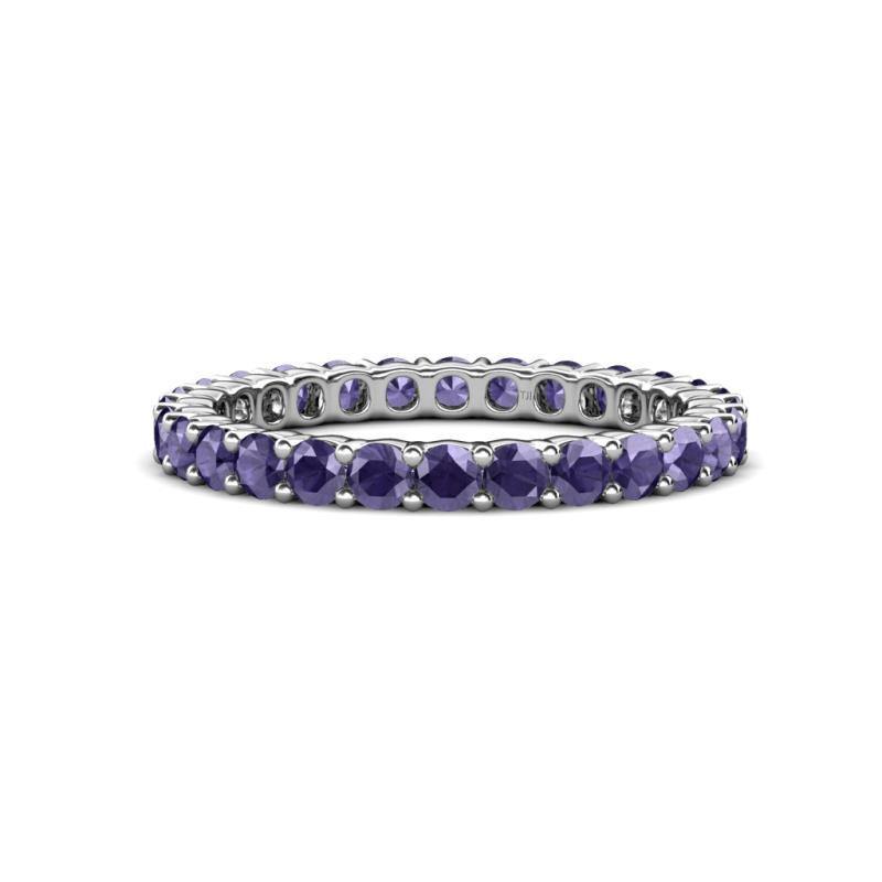 Joyce 2.70 mm Round Iolite Eternity Band 