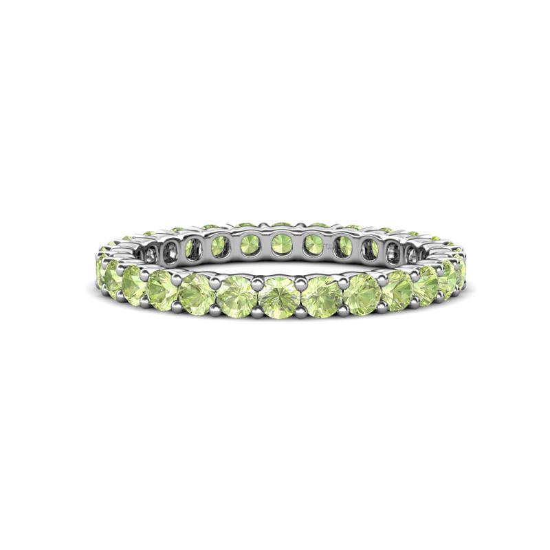Joyce 2.70 mm Round Peridot Eternity Band 