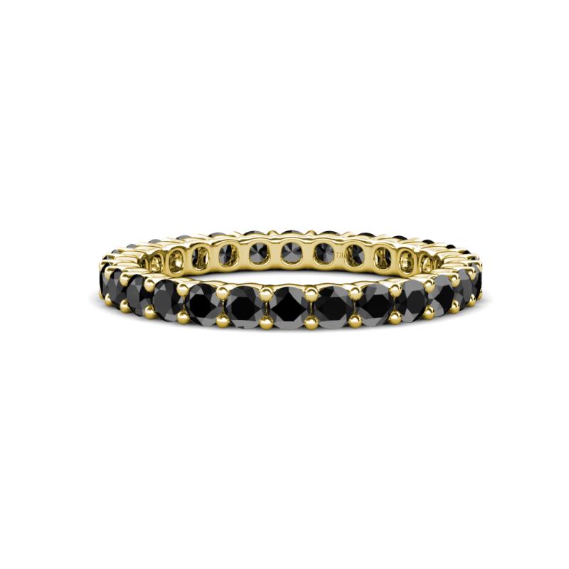 Joyce 2.70 mm Round Black Diamond Eternity Band 