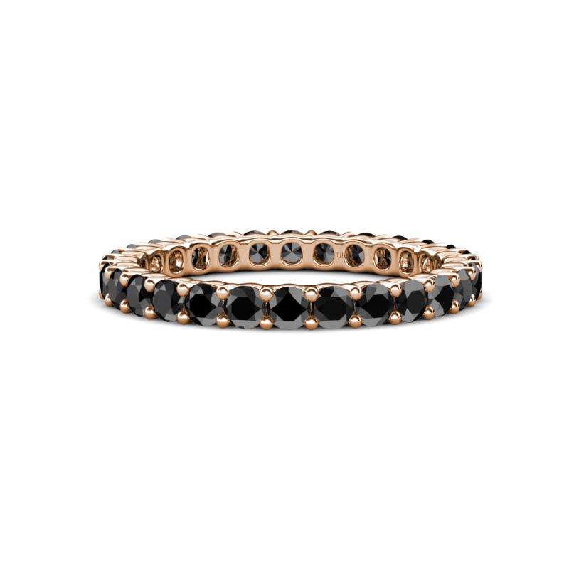Joyce 2.70 mm Round Black Diamond Eternity Band 
