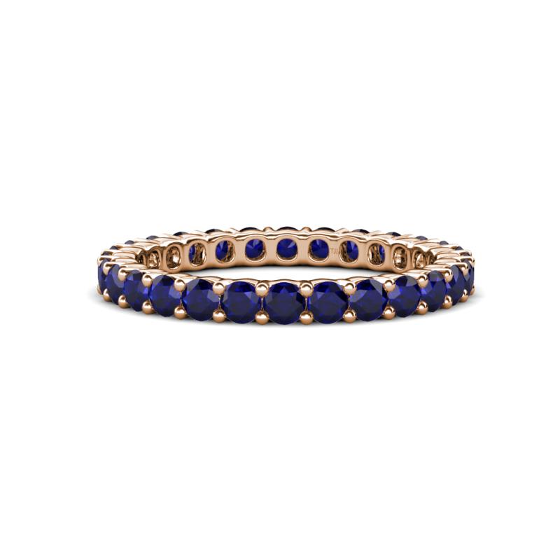 Joyce 2.70 mm Round Blue Sapphire Eternity Band 