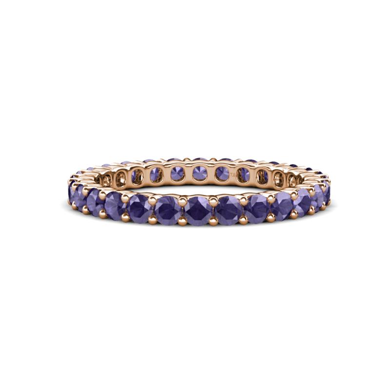 Joyce 2.70 mm Round Iolite Eternity Band 
