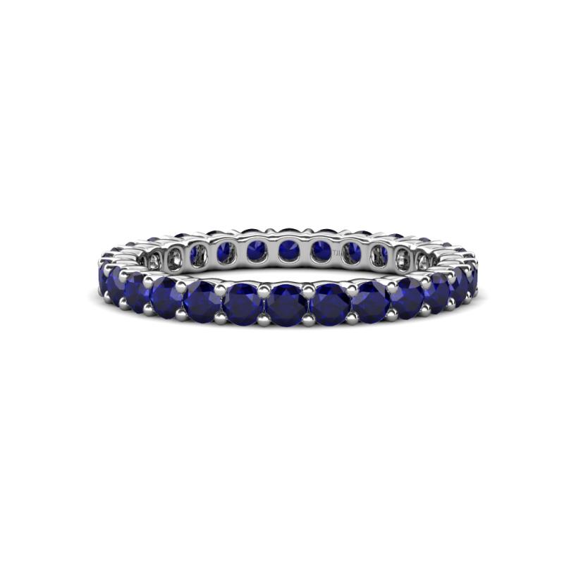 Joyce 2.70 mm Round Blue Sapphire Eternity Band 