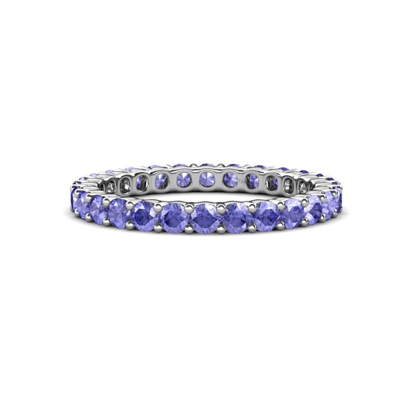 Joyce 2.70 mm Round Tanzanite Eternity Band 