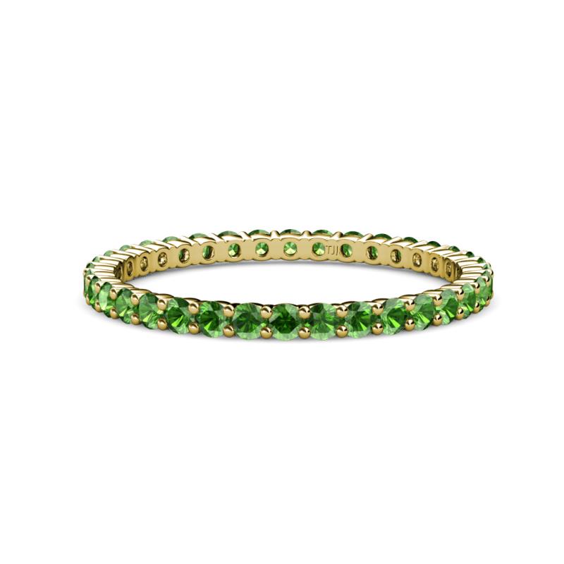Joyce 2.00 mm Green Garnet Eternity Band 