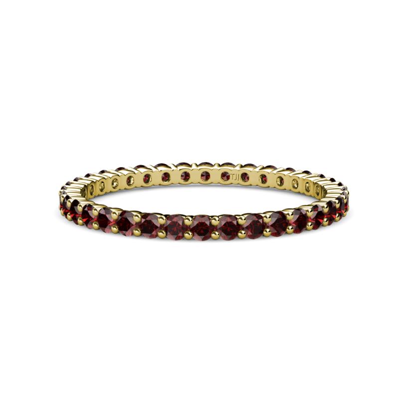 Joyce 2.00 mm Red Garnet Eternity Band 