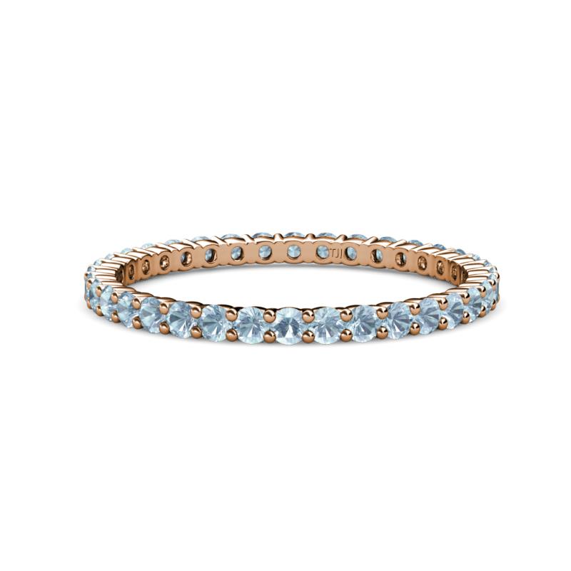 Joyce 2.00 mm Aquamarine Eternity Band 