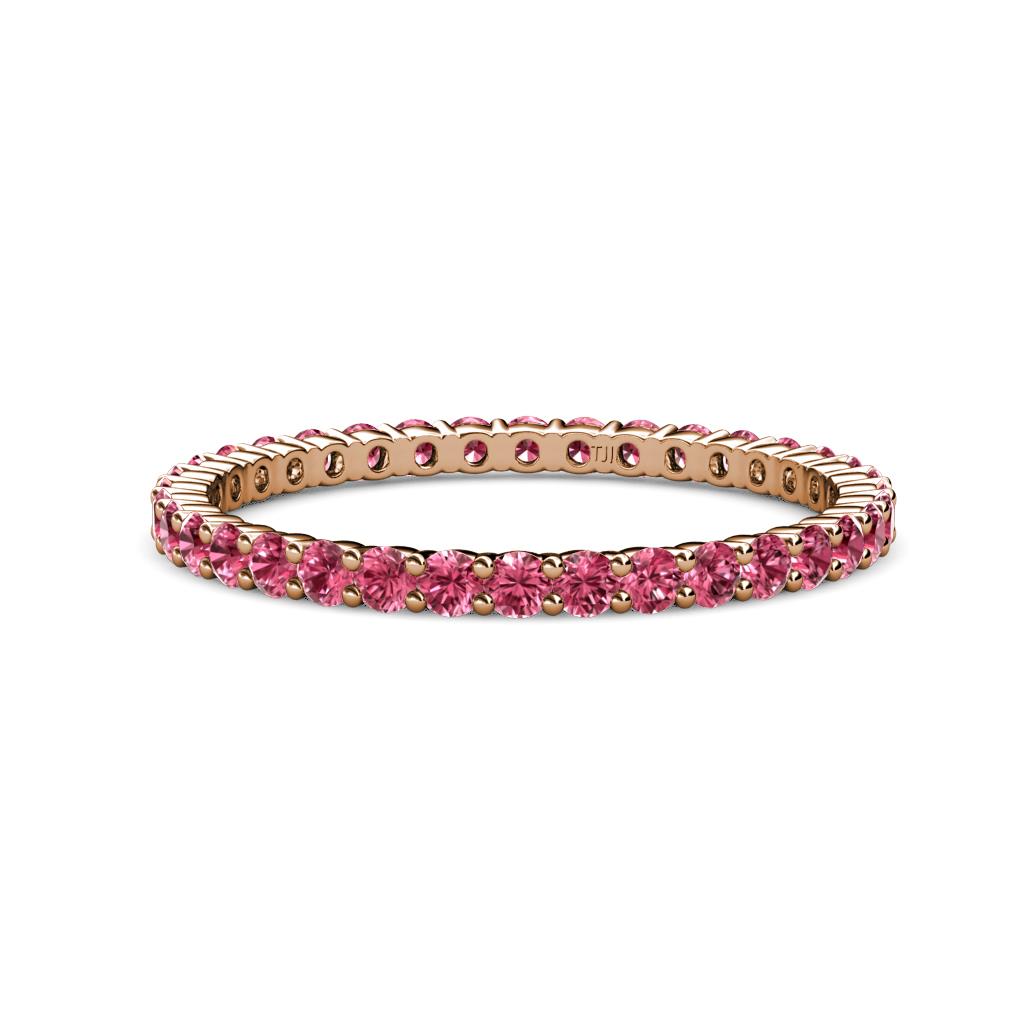 Joyce 2.00 mm Pink Tourmaline Eternity Band 
