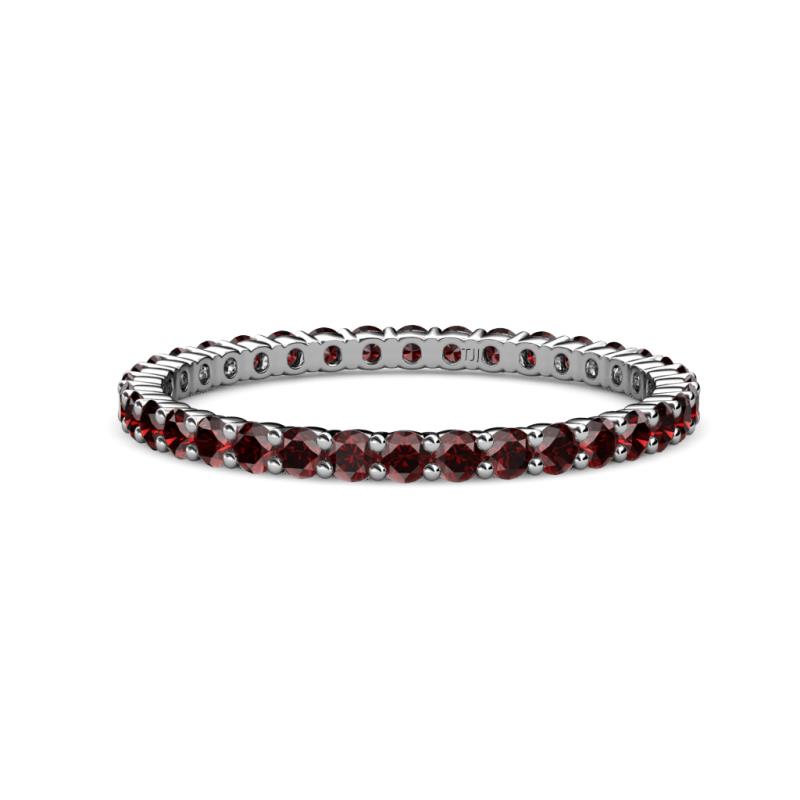 Joyce 2.00 mm Red Garnet Eternity Band 