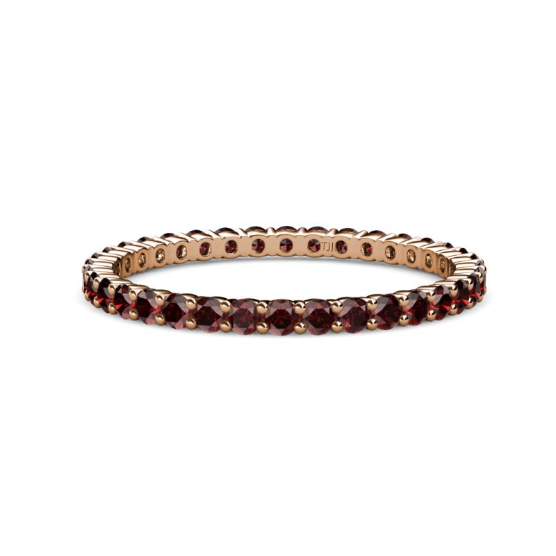Joyce 2.00 mm Red Garnet Eternity Band 