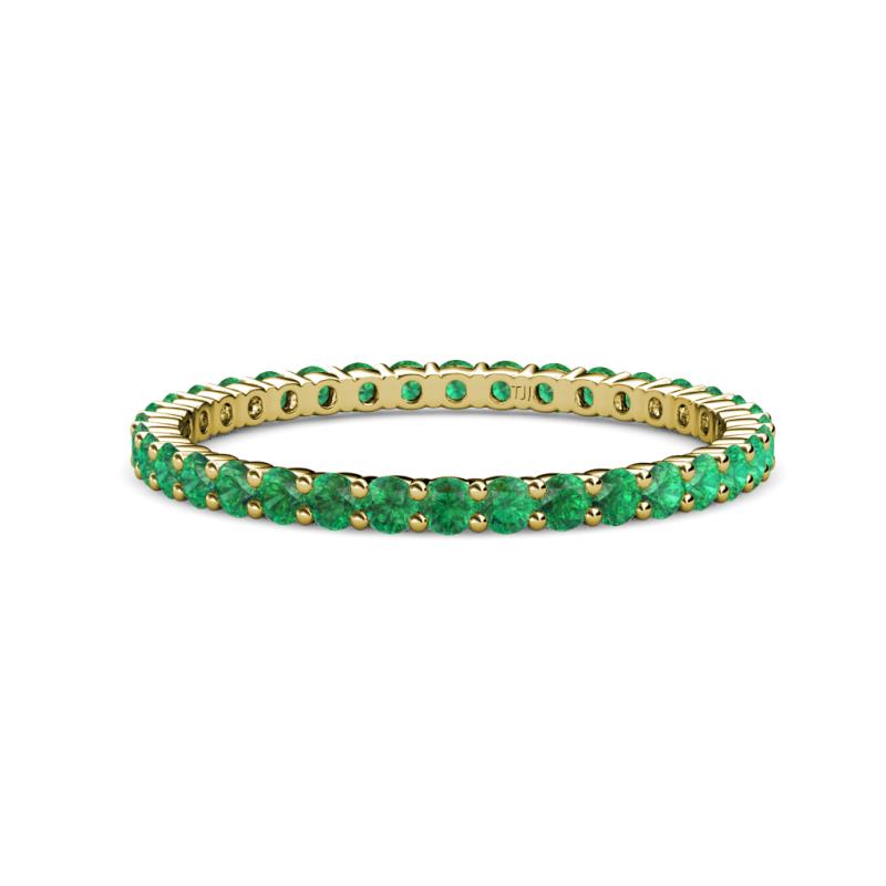 Joyce 2.00 mm Emerald Eternity Band 