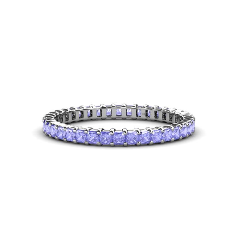 Allie 2.00 mm Princess Cut Tanzanite Eternity Band 