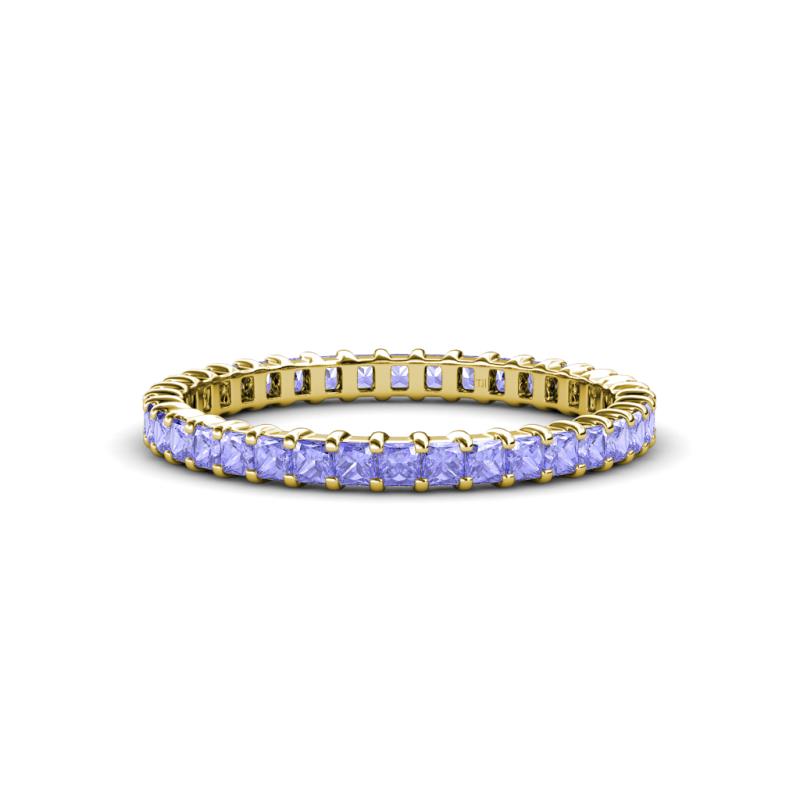 Allie 2.00 mm Princess Cut Tanzanite Eternity Band 