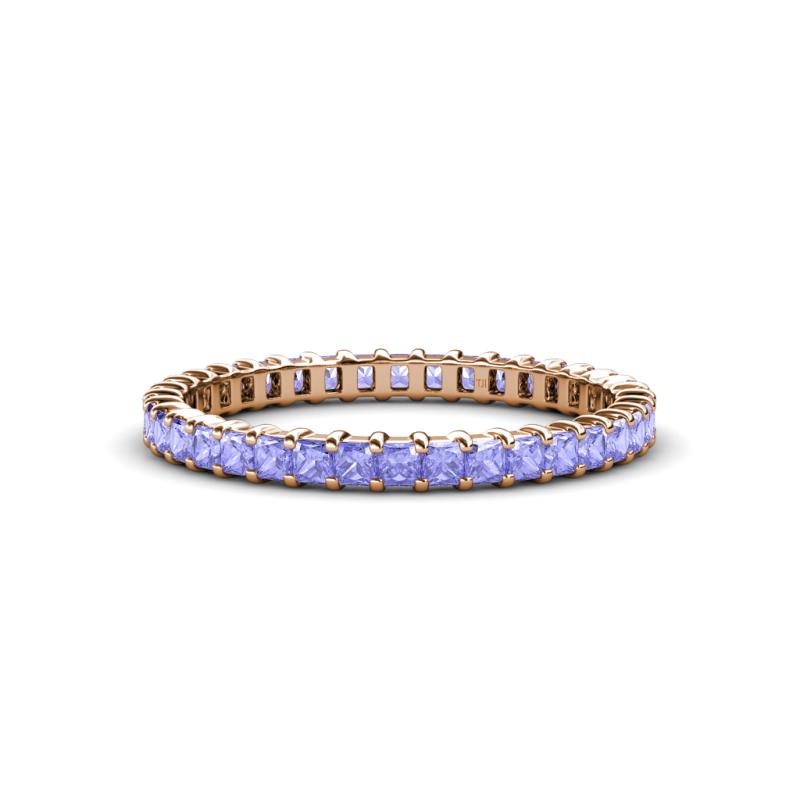 Allie 2.00 mm Princess Cut Tanzanite Eternity Band 