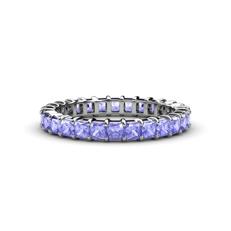 Allie 3.00 mm Princess Cut Tanzanite Eternity Band 