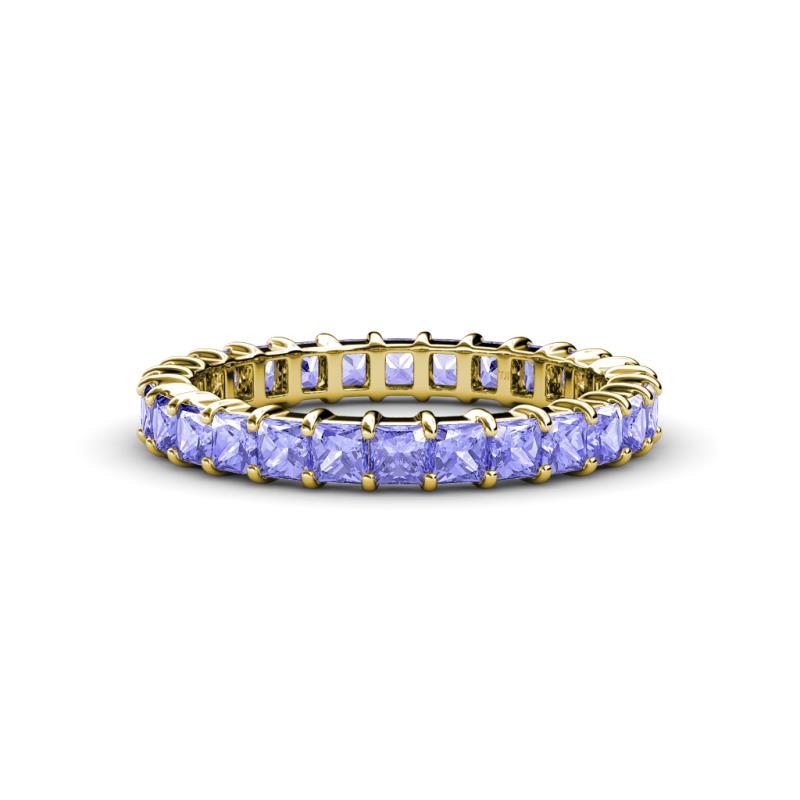 Allie 3.00 mm Princess Cut Tanzanite Eternity Band 