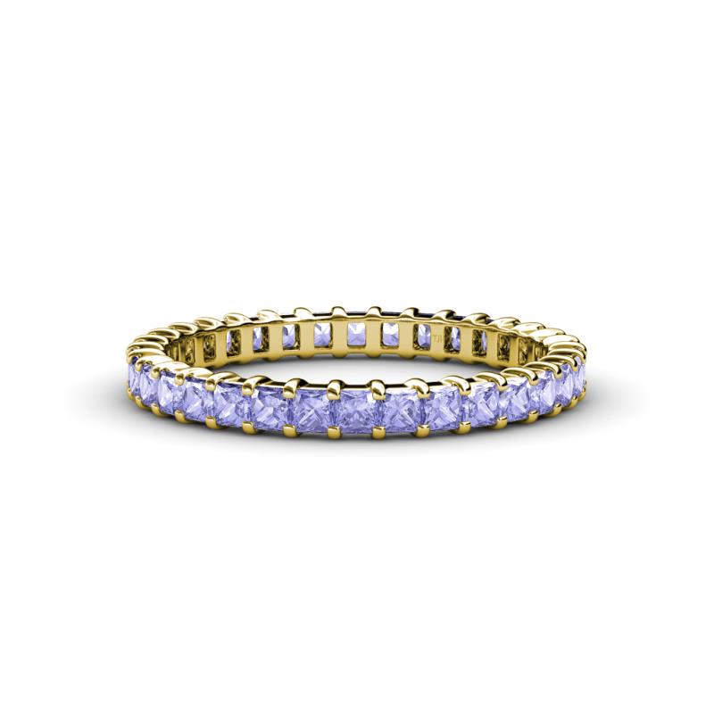 Allie 2.50 mm Princess Cut Tanzanite Eternity Band 